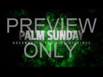 Holy Week Palm Sunday Graphic