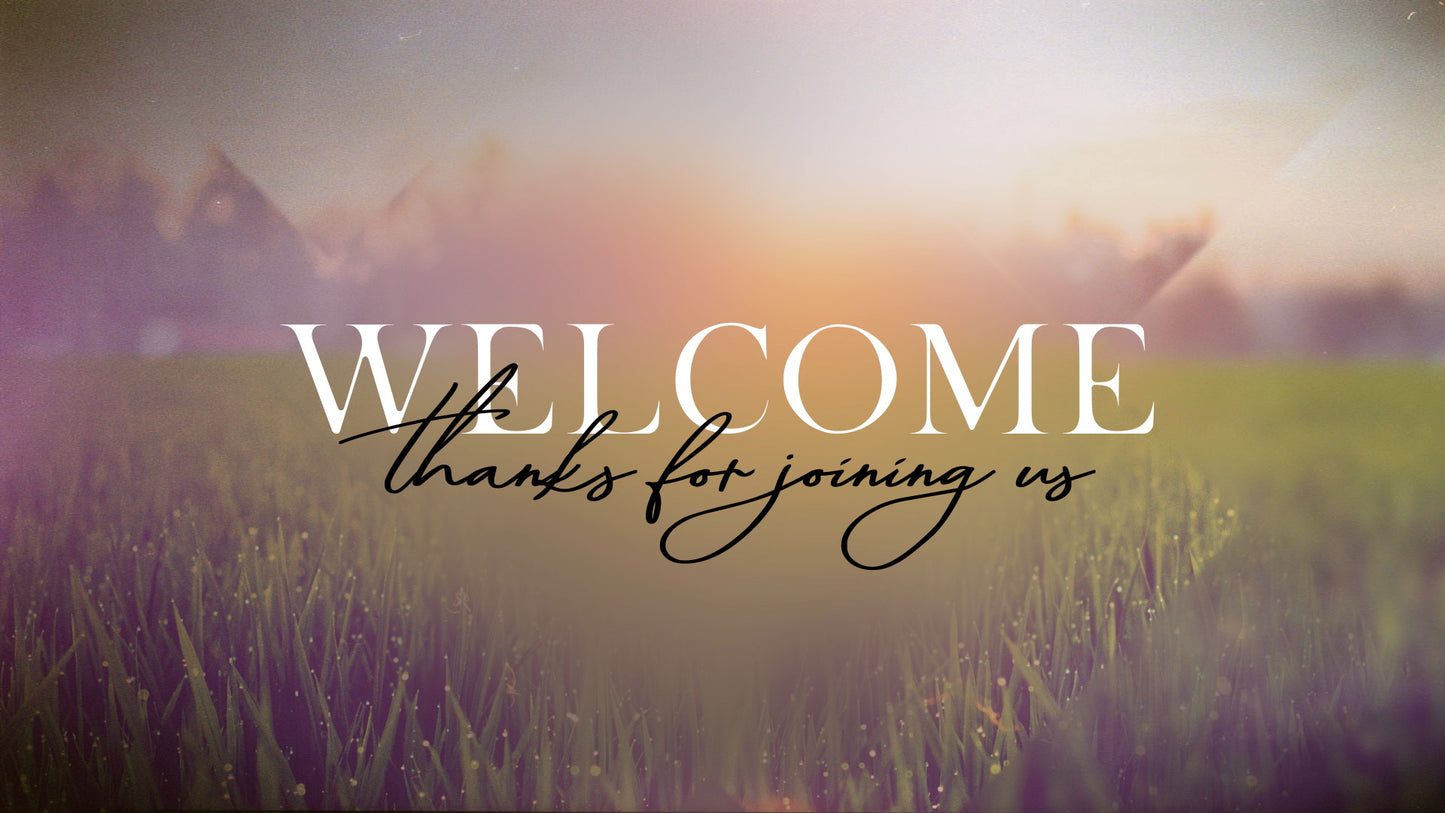 Spring Journey Welcome Still