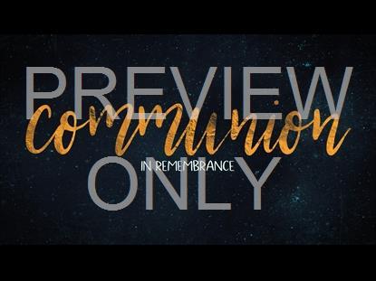 Christmas Gold Communion Graphic