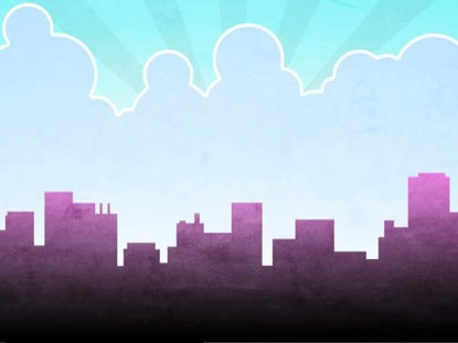 Cartoon Skyline Loop