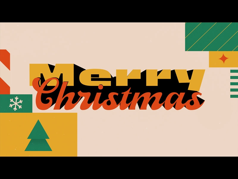 Geo Christmas Merry Christmas 1