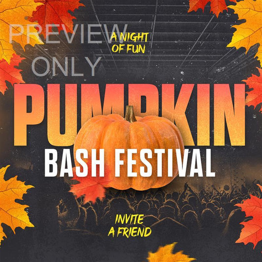 Pumpkin Bash Festival Social Graphic Main