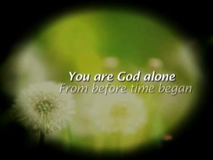 You Are God Alone
