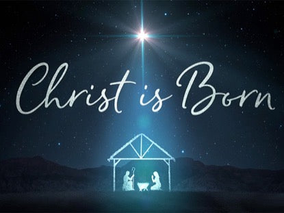 Starlight Nativity Christ Is Born