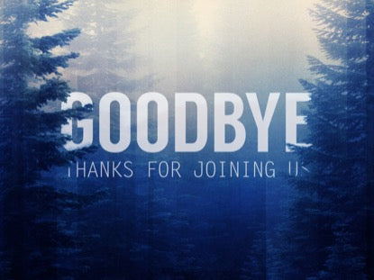 Calming Nature Blue Closing Motion