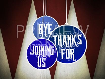 Christmas Decorations Closing Still