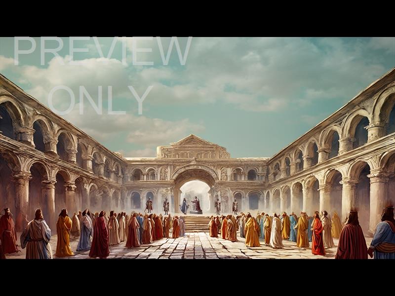 Easter Story Roman Courtyard 1 Trial Still