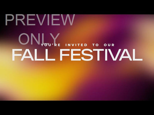 Gradient Light Fall Festival Still