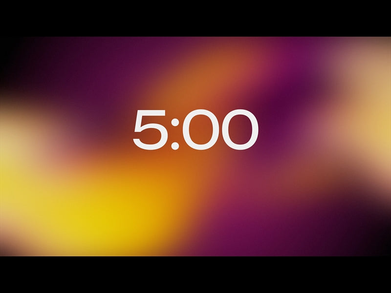Gradient Light Minimal Countdown