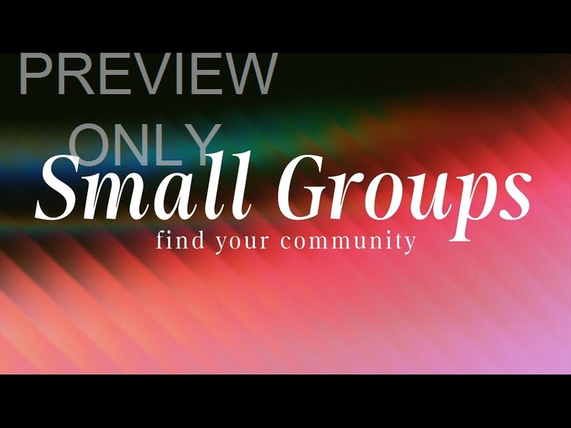 Beacon Small Groups Still