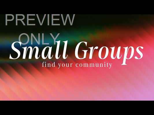 Beacon Small Groups Still