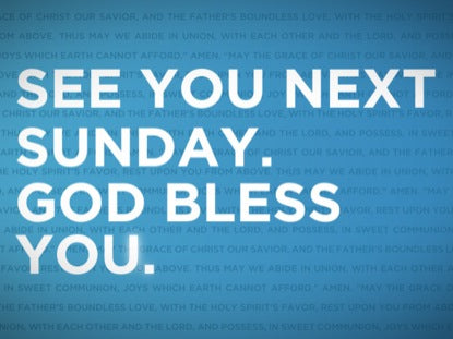Blue See You Next Week
