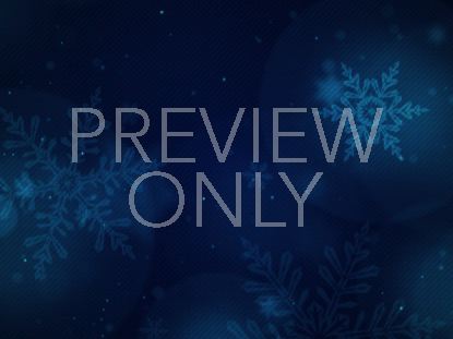 Christmas Glow Snowflakes Blue Slow