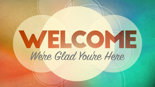 Easter Colors Welcome Still