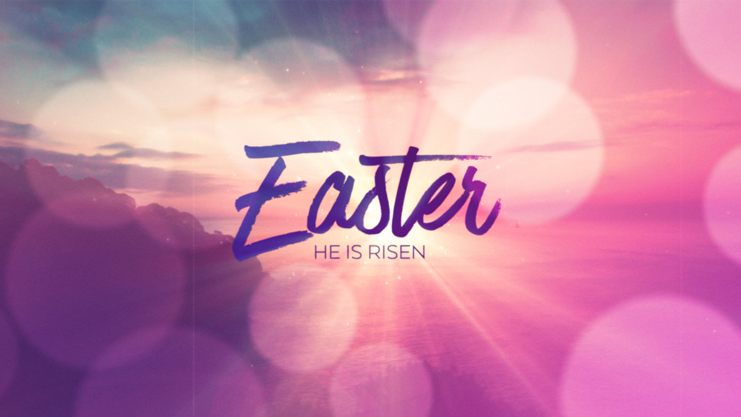Resurrection Words Easter Still