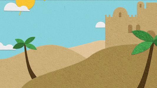 Palm Sunday Flannelgraph Town