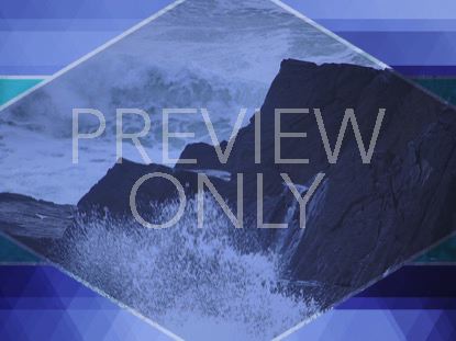 Prism Waves Crashing Rocks