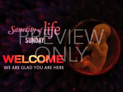 Sanctity Of Life Welcome Still