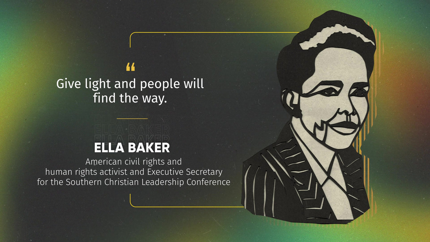 Black History Month Inspiration Ella Baker Still