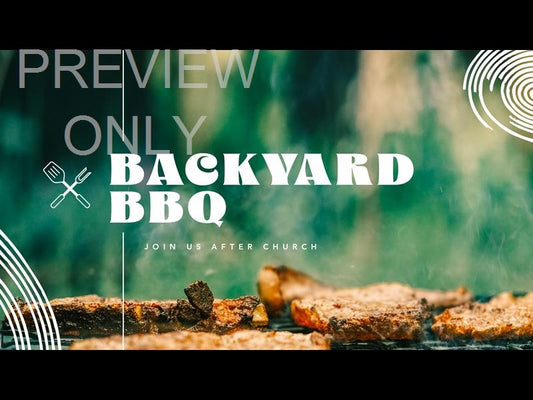 Summer Sun Backyard Bbq Still