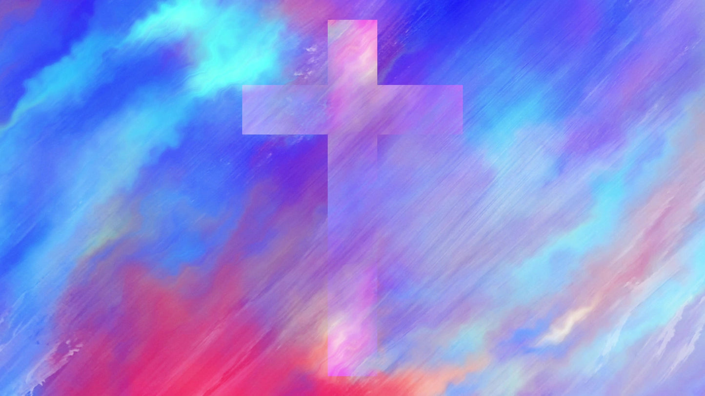 Easter Paint Cross 03 Still