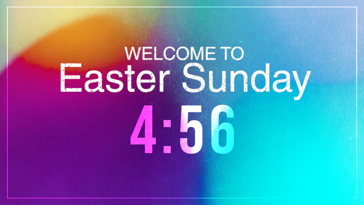 Easter Color Collage Countdown