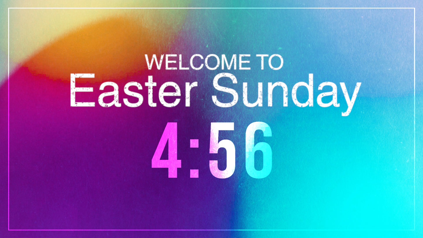 Easter Color Collage Countdown