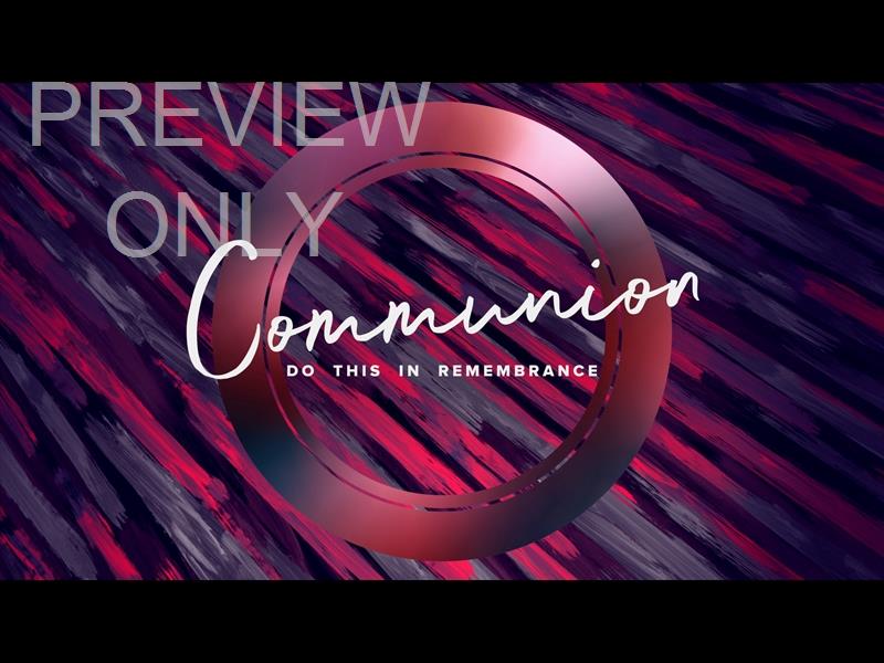 Good Friday Color Brush Communion Still