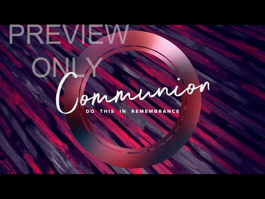 Good Friday Color Brush Communion Still