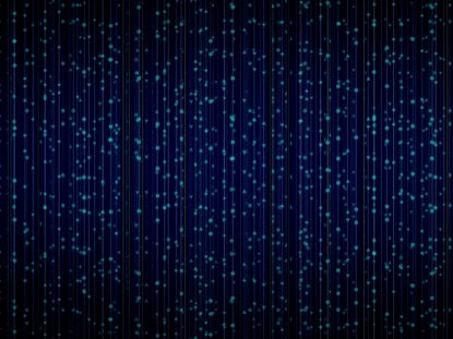 Geometric Strands Blue