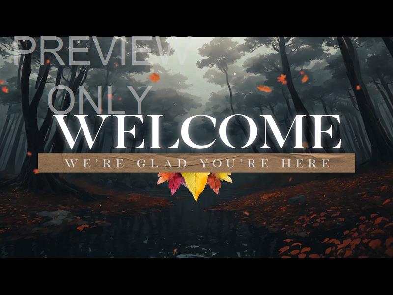 Thankful Autumn Welcome Still