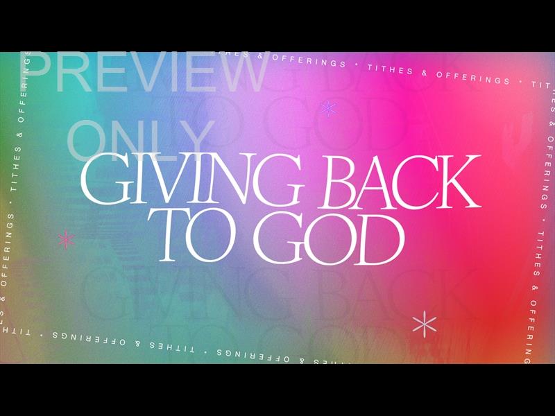 Graduation Giving Back To God Still