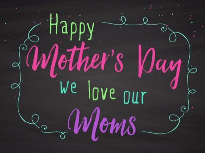 Mother's Day Chalk, Mother's Day Title