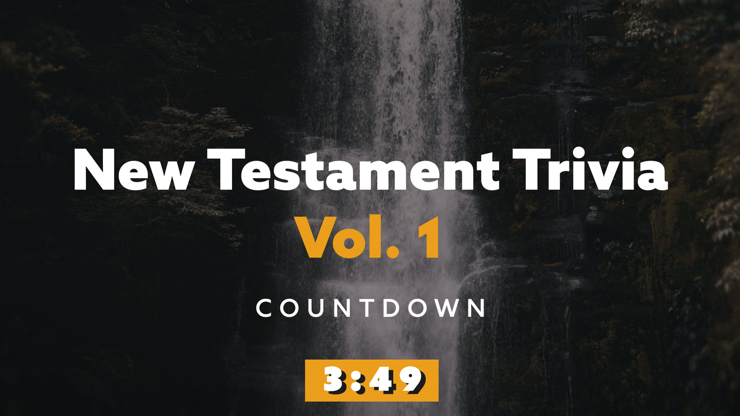 New Testament Trivia Vol. 1 Countdown