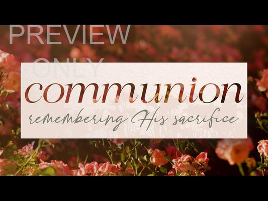 Flower Garden Communion Still