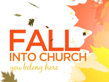 Big Paint Leaves Fall Into Church