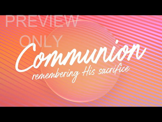 Summer Rays Communion Still
