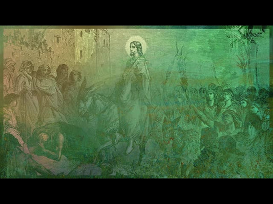 Easter Etching - Palm Sunday Worship Loop 1