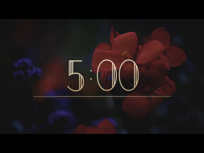 Ebony Floral: Countdown