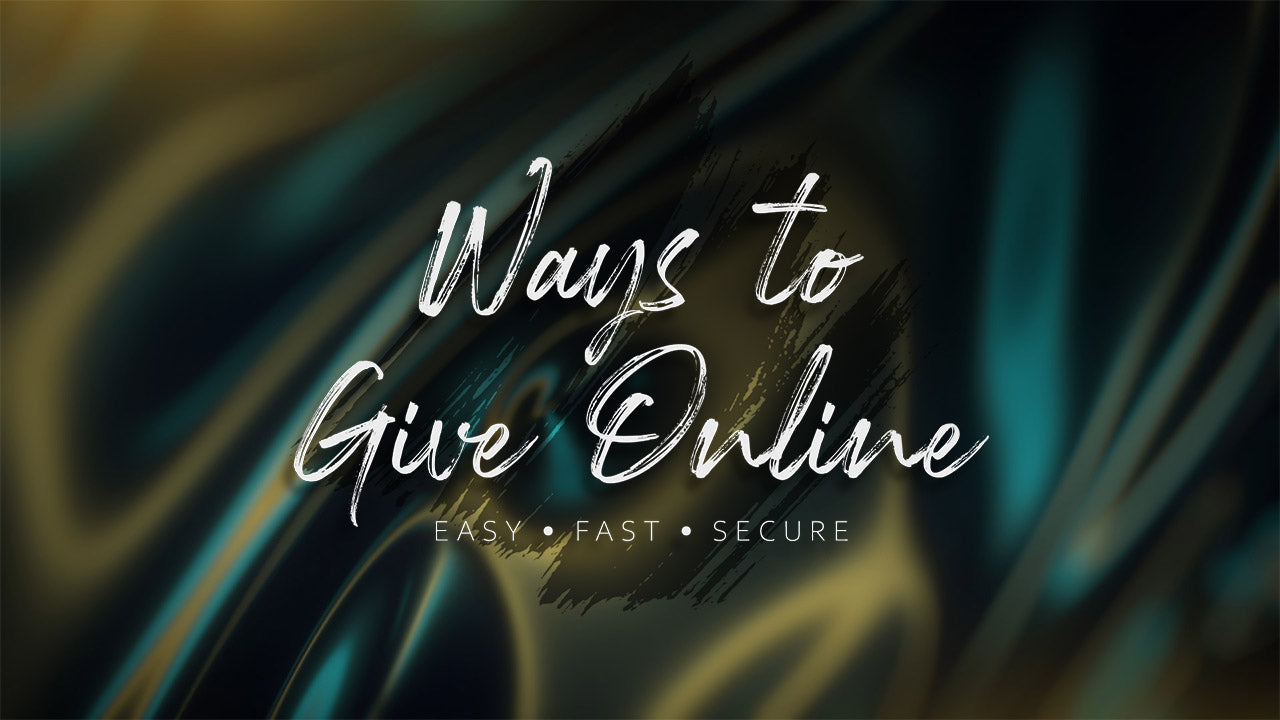 Online Church Ways To Give Still Vol 2