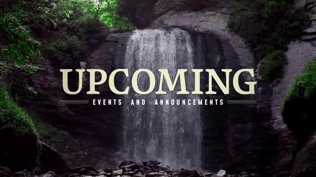 Blue Ridge Waterfalls Upcoming
