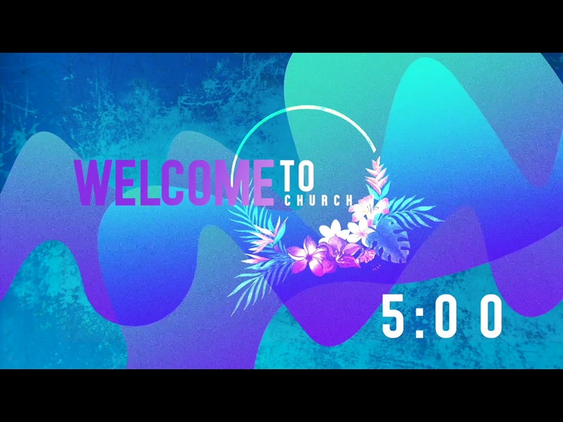 Floral Spring Welcome Countdown