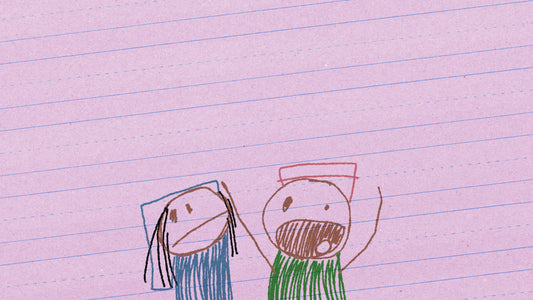 Crayon Mary And Joseph