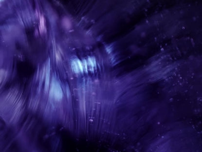 Sculpted Glass Purple Blue Soft