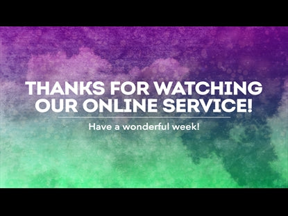 Colorful Clouds Goodbye Loop Online Church