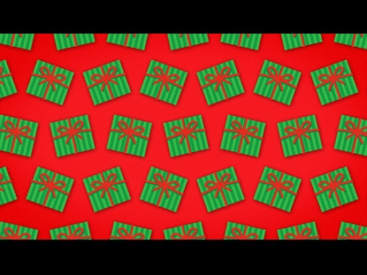 Christmas Cartoon Giftbox Red Motion Loop 01