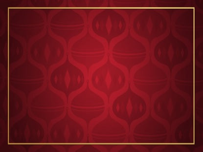 Ornament Pattern - Red