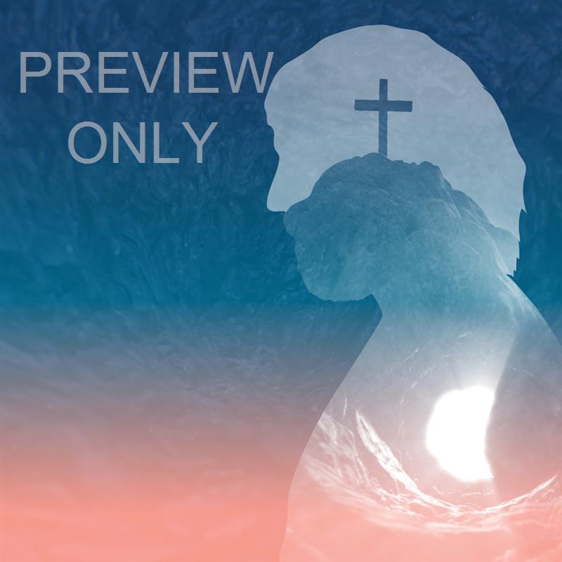 He Is Risen: Easter Sunday Celebration Social Graphic Blank