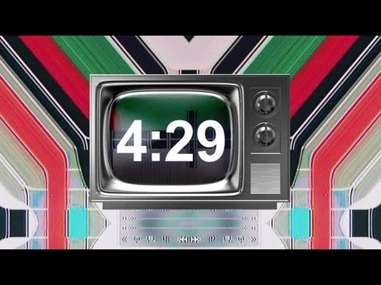 Retro Bad Signal Countdown