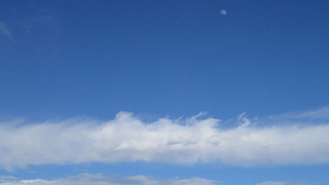 Clouds And Moon